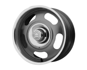 American Racing VN506 Wheel 17x9 Blank +12mm Mag Gray Center Polished Lip