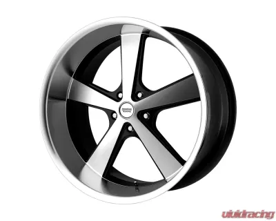American Racing VN701 Nova 20x10 5x127 | 5x5 +18mm Gloss Black Machined Wheel - VN70121050318