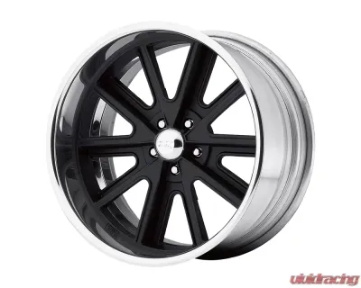 American Racing VN407 18x9 Blank +0mm Two-Piece Hot Rod Black Center Polished Barrel Wheel - VNB407890XX