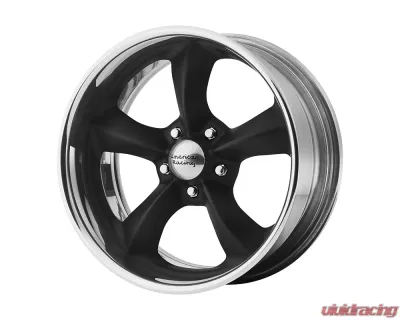 American Racing VN425 Torq Thrust SL 17x7 Blank +0mm Hot Rod Black Polished Barrel Wheel - VNB425770XX