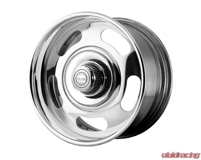 American Racing VN327 Rally 18x12 Blank +0mm Two-Piece Chrome Center Polished Barrel Wheel - VNC327812XX