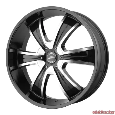 American Racing AR894 Gloss Black Machined 18x8 5x120.00 35mm Wheel - AR89488049335