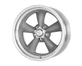 American Racing VN215 Classic Torq Thrust II 1-Piece  22x9 5x114.3 15mm Mag Grey Machined Lip Wheel