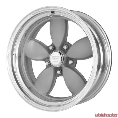 American Racing Classic 200S 2-Piece Vintage Silver Center Polished Rim 15x6 5x114.30 -6mm Wheel - VN402566532