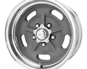 American Racing Salt Flat Special Mag Gray Center Polished Barrel 15x7 5x120.65 5mm Wheel