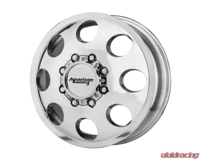American Racing AR204 Baja Dually  16x6 8x8x170 +111mm Polished - Front Wheel - AR204660871111