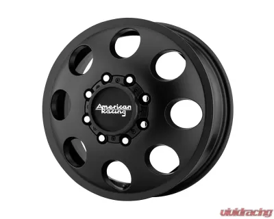 American Racing AR204 Baja Dually  17x6.5 8x8x210 +111mm Satin Black - Front Wheel - AR204765897111
