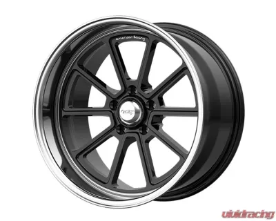 American Racing VN510 Draft 18x8 5x5x114.3 +0mm Gloss Black Diamond Cut Lip Wheel - VN51088012300