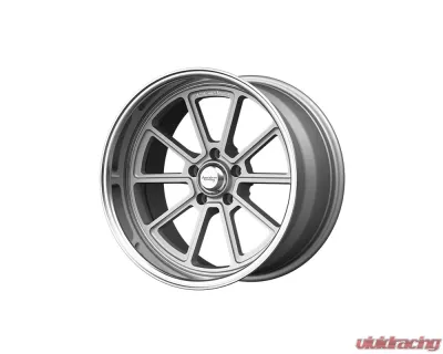 American Racing VN510 Draft 18x8 5x5x120.65 +0mm Vintage Silver Diamond Cut Lip Wheel - VN51088034400
