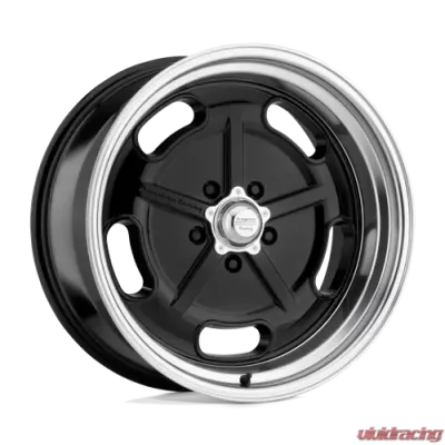 American Racing Vintage VN511 Salt Flat 22x10.5 5x4.5 +0mm Gloss Black w/Diamond Cut Lip Wheel - VN51122512300