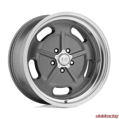 American Racing Vintage VN511 Salt Flat 22x10.5 5x127 | 5x5 0mm Mag Gray w/Diamond Cut Lip Wheel - VN51122550400