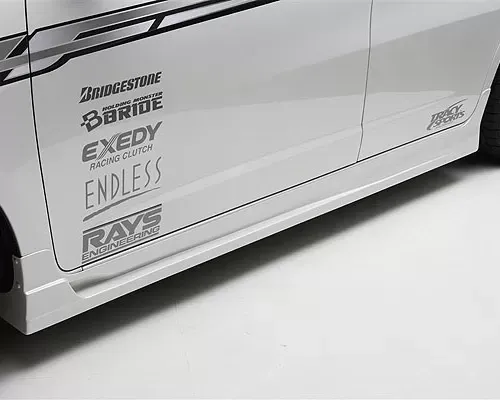INGS N-SPEC Tracy Sports Side Skirts FRP Honda Fit JDM 08+ - 00151-00202