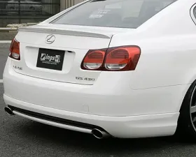 INGS LX Sport Rear Half Spoiler FRP Lexus GS350 06-09