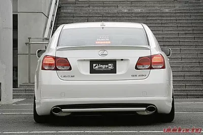 INGS LX Sport Rear Trunk Spoiler FRP Lexus GS430 06-07 - 00239-00802