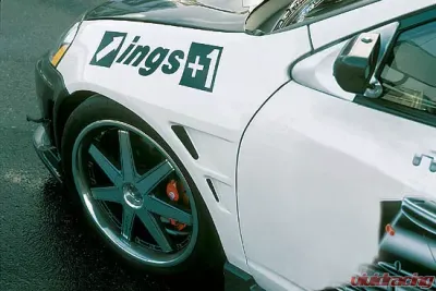 INGS N-Spec Front Aero Wide Fenders Hybrid Acura RSX 7/01-8/04 - 00135-00401
