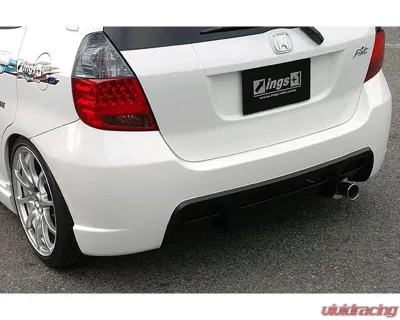 INGS N-Spec Rear Bumper FRP Honda Fit JDM 6/01-9/07 - 00120-00302