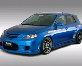 INGS N-Spec Front Grill FRP Mazda 3 JDM 10/03-5/06