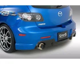 INGS N-Spec Rear Bumper FRP Mazda 3 JDM 10/03-5/06