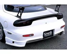 INGS N-Spec Rear Bumper NO Slit type FRP Mazda RX7 10/91-4/03