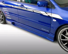 INGS N-Spec Side Skirts FRP Mitsubishi EVO VIII IX 03-07