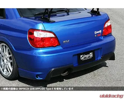 INGS N-Spec Rear Bumper FRP Subaru WRX STI 04-05 - 00132-00302