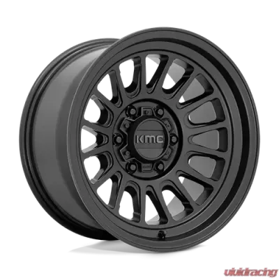 KMC KM724 Impact OL Wheel 17x8.5 5x5.0 +0mm Satin Black - KM72478550700US