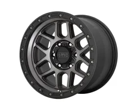 KMC Mesa Wheel 20x9 5X5 0mm Satin Black w/Gray Tint