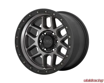 KMC Mesa Wheel 20x9 5X5 0mm Satin Black w/Gray Tint - KM54429050400