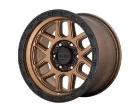 KMC Mesa Wheel 20x9 8X6.5 0mm Matte Bronze w/Black Lip
