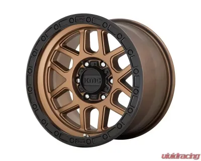 KMC Mesa Wheel 20x9 8X6.5 0mm Matte Bronze w/Black Lip - KM54429080600