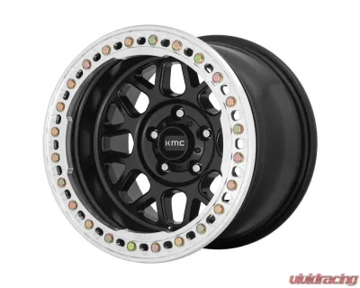 KMC KM235 Grenade Crawl Wheel 17x8.5 6X165.1 0mm Satin Black - KM23578591700
