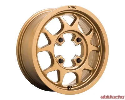 KMC Powersports KS136 Toro Wheel 15x6 4X156 38mm Matte Bronze - KS13656044638