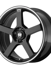 Motegi MR116 Wheel 18x8 5x5x108/5x114.3 +45mm Gloss Black Machined Flange                                     - MR11688001345 - Image 3