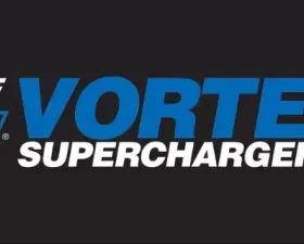 Vortech Black Banner with Vortech Long Logo