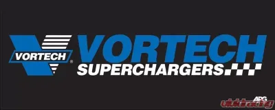 Vortech Black Banner with Vortech Long Logo - 8425