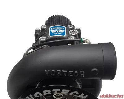 Vortech V-30 110A CCW Straight Discharge Black Universal Supercharger (Head Unit Only) - 2G499-014