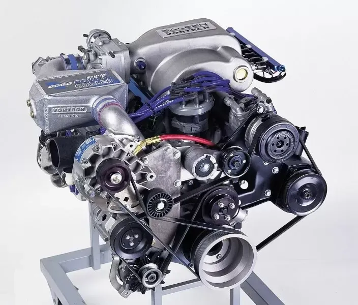 Vortech Polished H.O. Supercharger System w/ V-3 Si & Charge Cooler Ford Mustang 5.0L 86-93 - 4FA218-078L