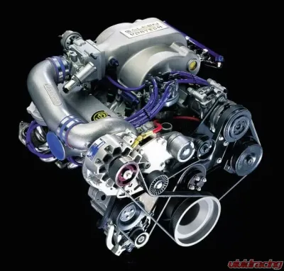 Vortech Polished Passenger Side S.H.O. Supercharger System w/ V-7 Ysi Ford Mustang 5.0L 86-93 - 4FA218-108