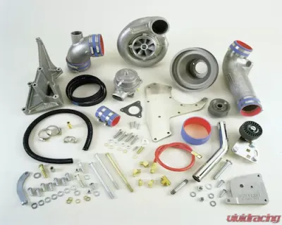 Vortech Polished Driver Side S.H.O. Supercharger System w/ V-7 Ysi Ford Mustang 5.0L 86-93 - 4FA218-118