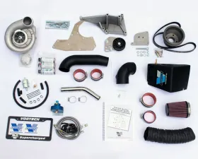 Vortech V-1 H/D Ti Polished Tuner Kit Ford Mustang 5.0L 86-93