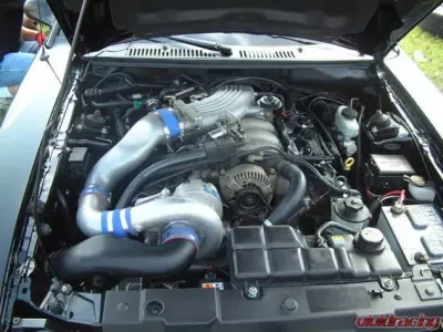 Vortech Polished Supercharger System w/ V-2 Si Ford Mustang Bullitt 4.6L 2001 - 4FL218-078SQ