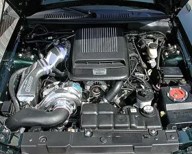 Vortech Polished Charge Cooled Supercharger System w/ V-2 Si Ford Mustang Bullitt 4.6L 2001