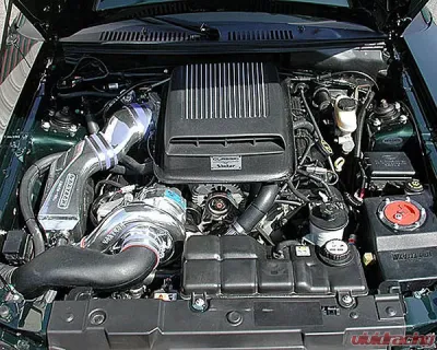 Vortech Polished Charge Cooled Supercharger System w/ V-2 Si Ford Mustang Bullitt 4.6L 2001 - 4FL218-088SQ