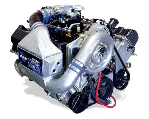 Vortech V-2 Ti Polished Tuner Kit w/ Cooler Ford Mustang GT 4.6L 2V 00-04 - 4FL218-128TSQ