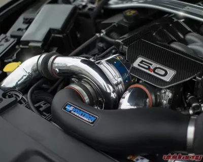 Vortech Black Supercharger System w/ V-3 Si & Air/Air Cooler Ford Mustang GT 5.0L 2015-2022 - 4FQ218-064L