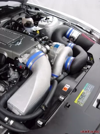 Vortech Black Supercharger System w/ V-3 Si & Charge Cooler Ford Mustang GT 4.6L V8 2010 - 4FU218-104L