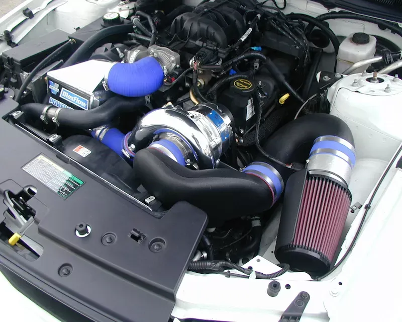 Vortech Polished S.O. Supercharger System w/ V-3 Si & Charge Cooler Ford Mustang 4.0 V6 05-08 - 4FU218-638L