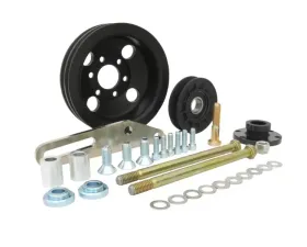 Vortech Power Steering Pump Mount Assembly w/ V-Belt Chevrolet Carbureted Small Block