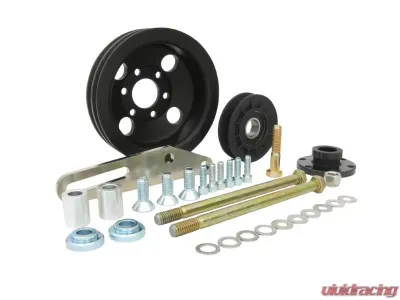 Vortech Power Steering Pump Mount Assembly w/ V-Belt Chevrolet Carbureted Small Block - 4GP110-051