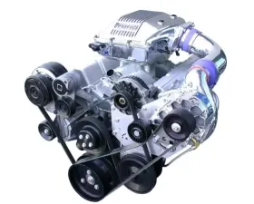 Vortech Universal Small Block Carbureted V-1 H/D Ti Polished Supercharger System Chevrolet